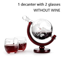 Thumbnail for Whiskey Decanter Globe Wine Aerator Glass Set