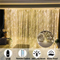 Thumbnail for LED Garland Curtain Lights