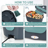 Thumbnail for 2-In-1 Electric Heating Lunch Box