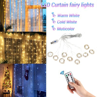 Thumbnail for Christmas Lights Curtain Garland