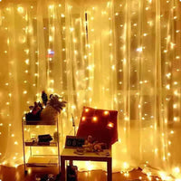 Thumbnail for Christmas Lights Curtain Garland