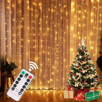 Thumbnail for Christmas Lights Curtain Garland