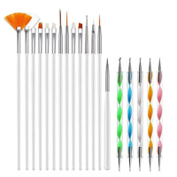 Thumbnail for 20PCS/Set Nail Art Design Dotting Painting Drawing Polish Brush Pen Tools UV Gel