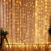 Thumbnail for Christmas Lights Curtain Garland