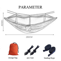 Thumbnail for Portable Outdoor Camping Hammock with Mosquito Net