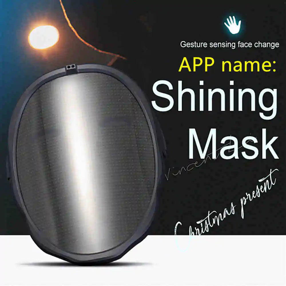 Bluetooth Light Up LED Mask