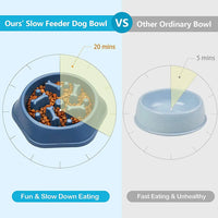 Thumbnail for Slow Feeder Bone Design Pet Bowl