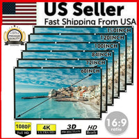 Thumbnail for Portable Foldable Projector Screen 16:9 HD Outdoor Home Cinema Theater 3D Movie