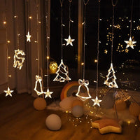 Thumbnail for LED Star Curtain Fairy String Lights