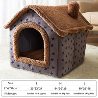 Thumbnail for Soft Winter Dog Cat Bed House