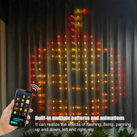 Thumbnail for Smart LED RGB Curtain String Lights