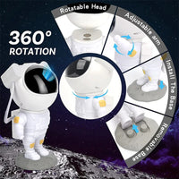 Thumbnail for Astronaut Projector Galaxy Starry Sky Night Light Ocean Star LED Lamp Remote