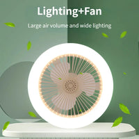 Thumbnail for Remote-Controlled Ceiling Lamp Fan