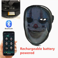 Thumbnail for Bluetooth Light Up LED Mask