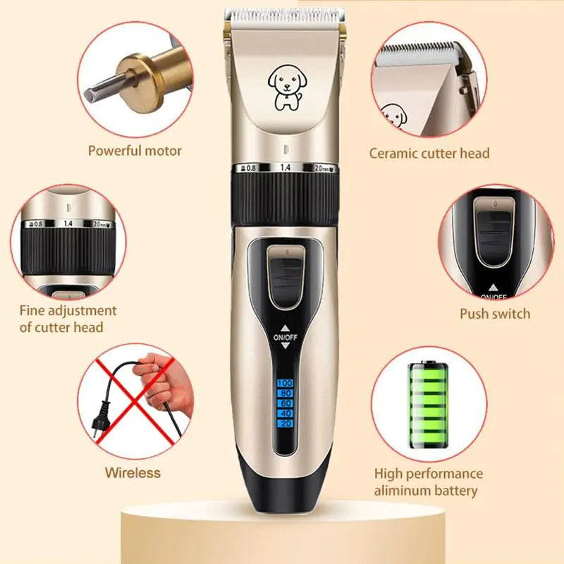 ProPet Groom: Precision Clippers & Trimmer Set