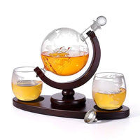 Thumbnail for Whiskey Decanter Globe Wine Aerator Glass Set