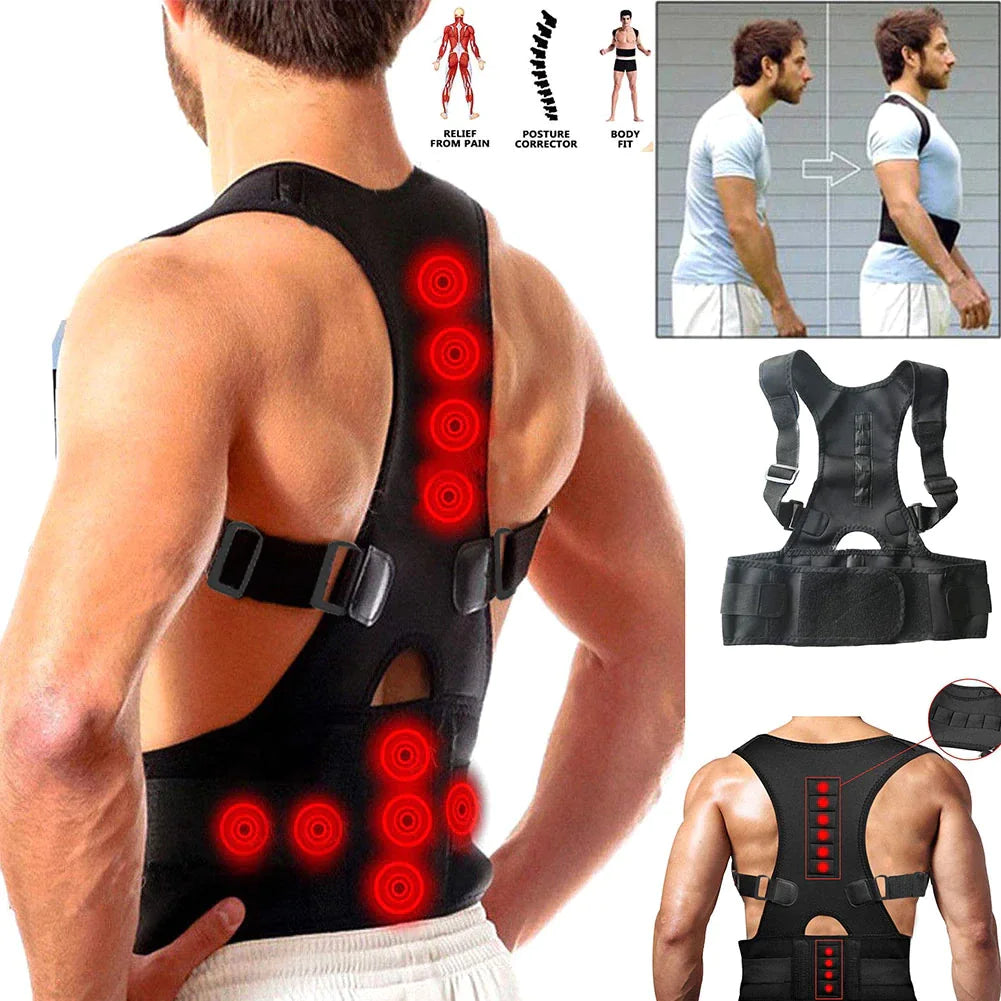 Adjustable Back and Shoulder Support Belt