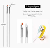 Thumbnail for 20PCS/Set Nail Art Design Dotting Painting Drawing Polish Brush Pen Tools UV Gel