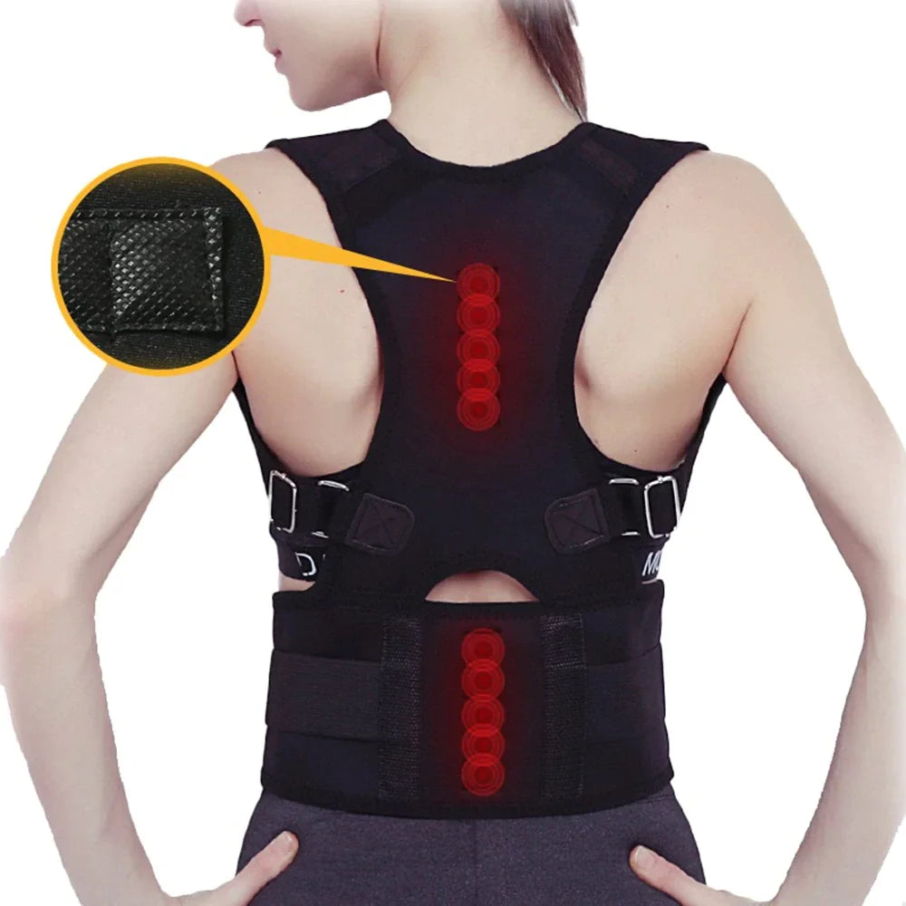 Adjustable Back and Shoulder Support Belt