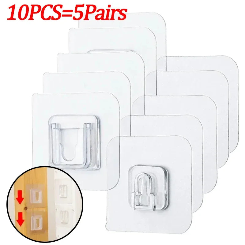 Double-Sided Adhesive Wall Hooks Hanger