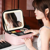 Thumbnail for Smart LED Cosmetic Case with Mirror