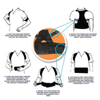 Thumbnail for Adjustable Back and Shoulder Support Belt