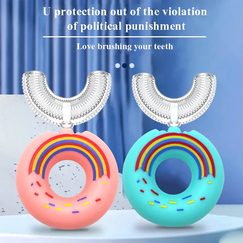 Silicone Baby U-Shaped Toothbrush