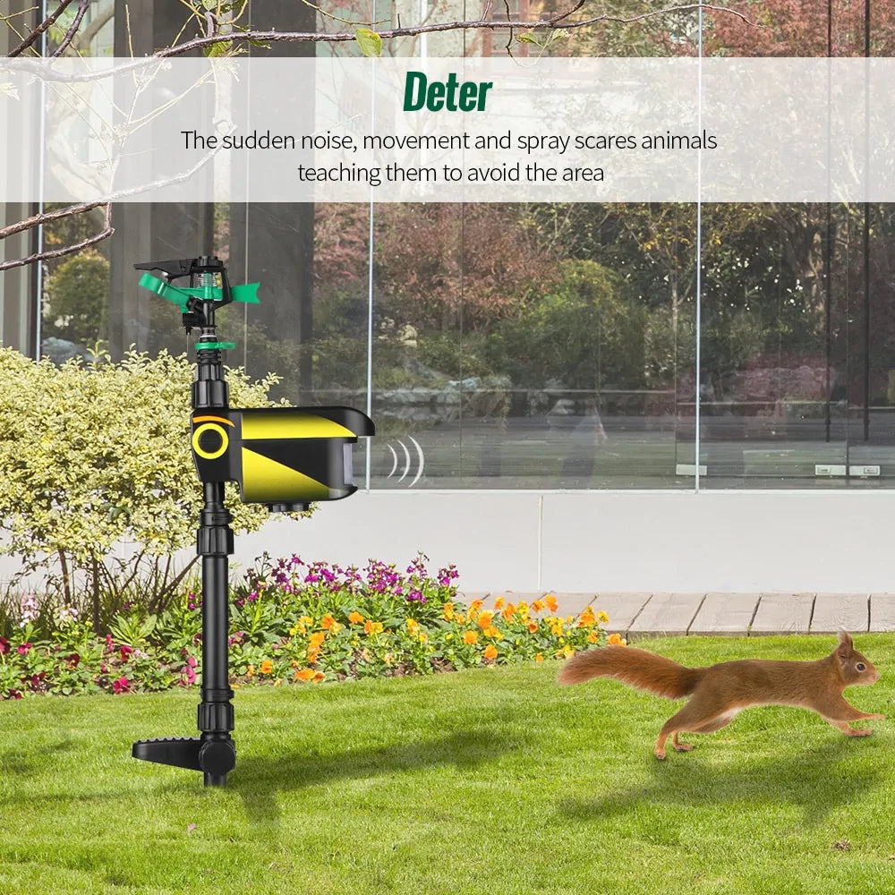 Solar Powered Motion Activated Animal Sprinkler