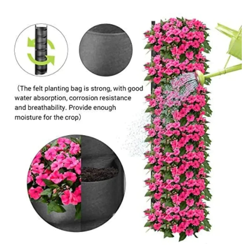 Vertical Hanging Garden Planter Flower Pots