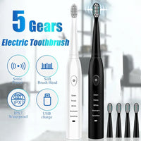 Thumbnail for Powerful Ultrasonic Sonic Electric Toothbrush