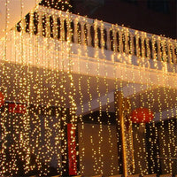 Thumbnail for Curtain Christmas Lights featuring 8 Modes Control