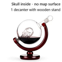 Thumbnail for Whiskey Decanter Globe Wine Aerator Glass Set