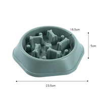 Thumbnail for Slow Feeder Bone Design Pet Bowl